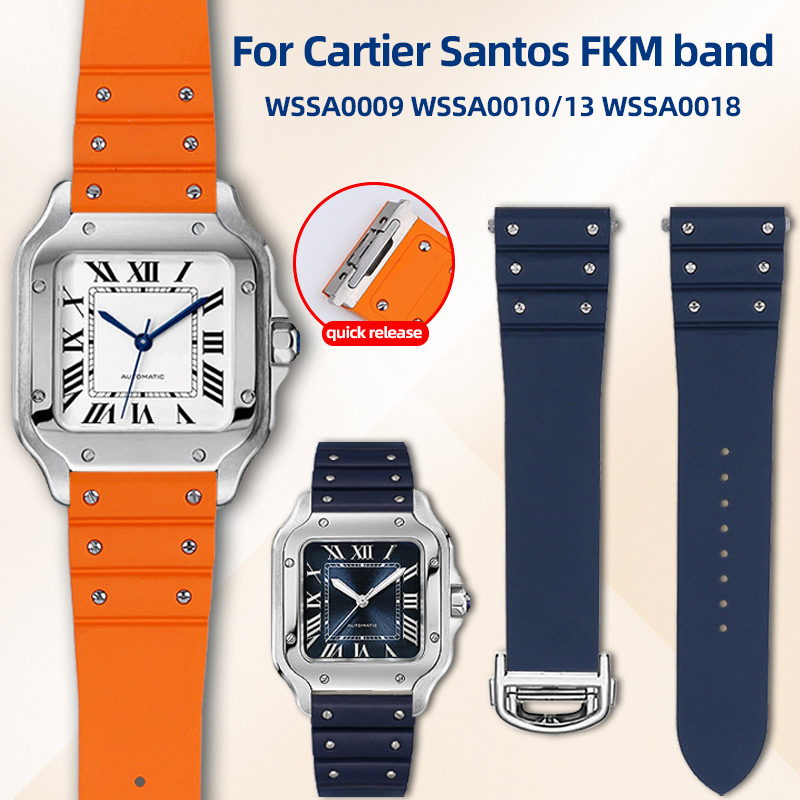 Luxury Watch Cartier - 19mm 21mm For Cartier Santos WSSA0009