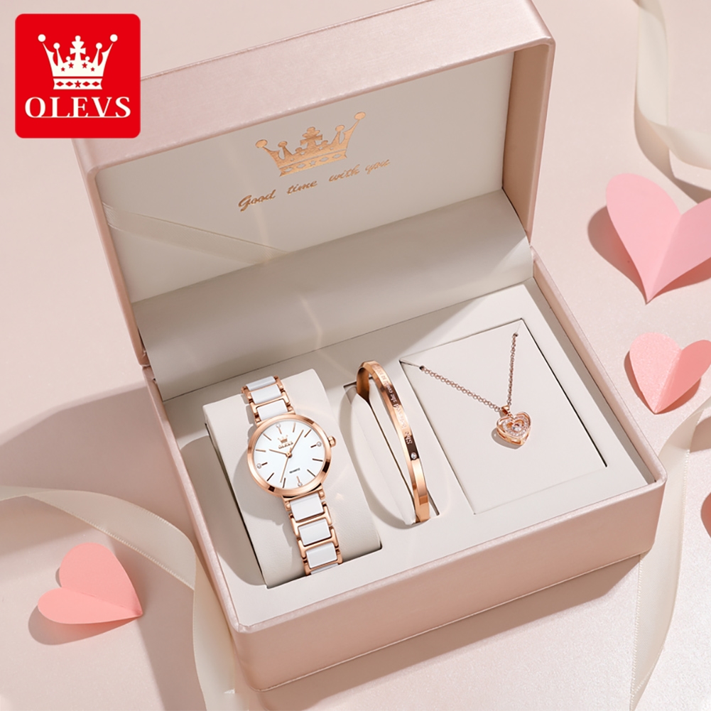Luxury Watch Straps - OLEVS Women Watch 5877 Luxury Elegant