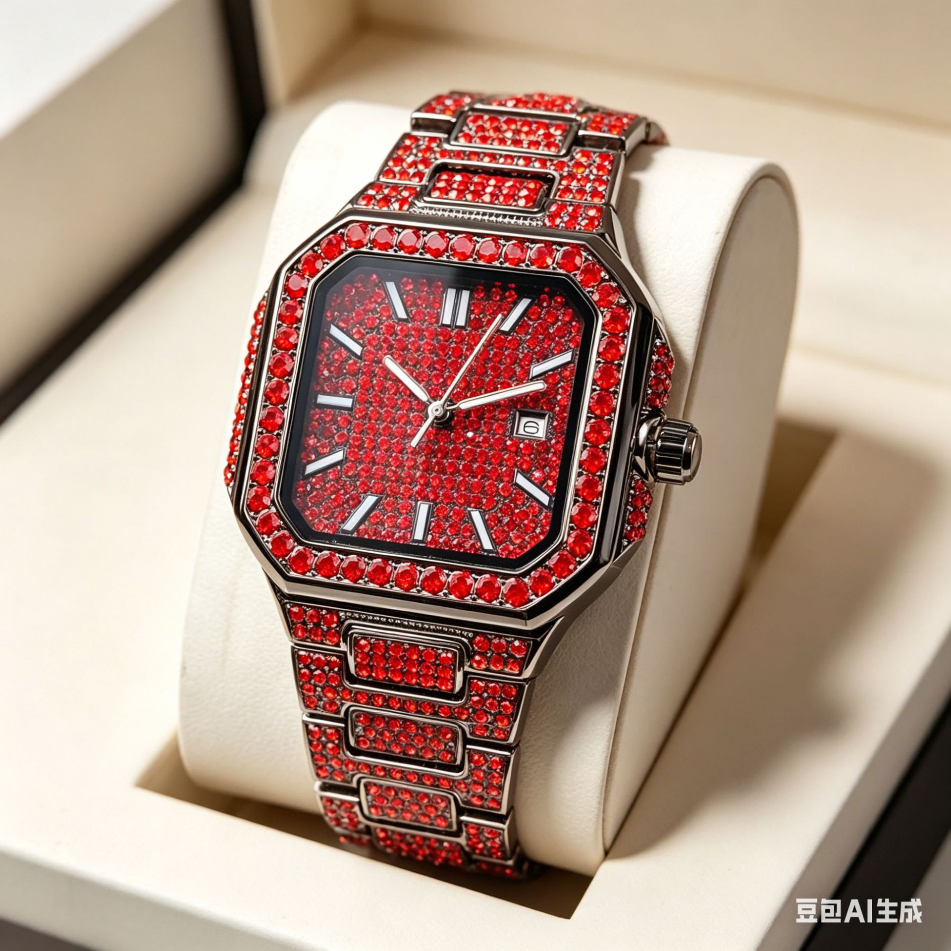 Luxury Watch Iceberg - Luxury Square Ice Diamond Quartz Watch