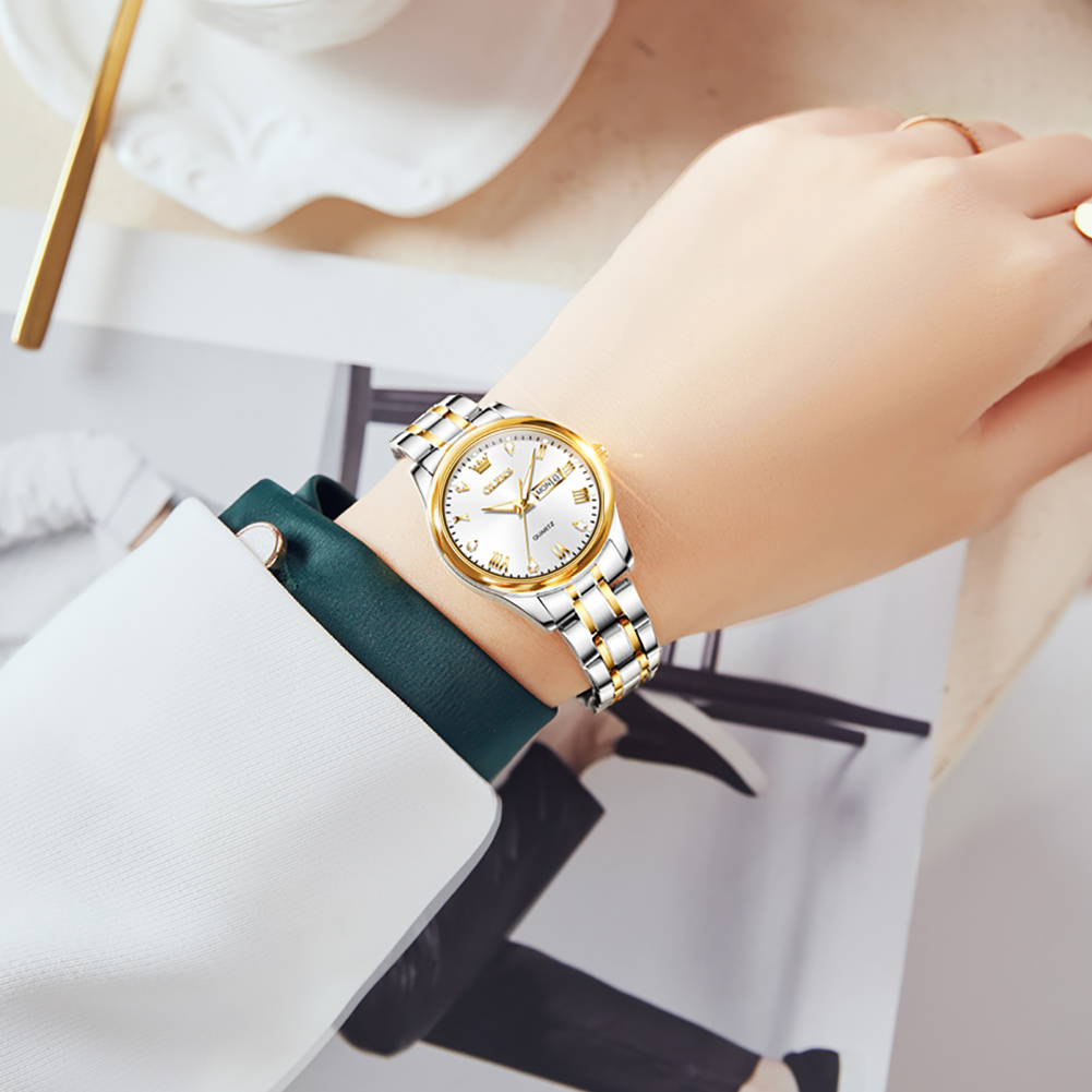 OLEVS 5563 New Fashion Women Q - Luxury Watch Moon Phase 评论和价格