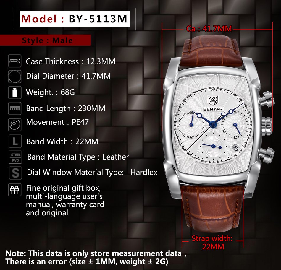 Relogio Masculino Mens Watches - Luxury Watch German 评论和价格