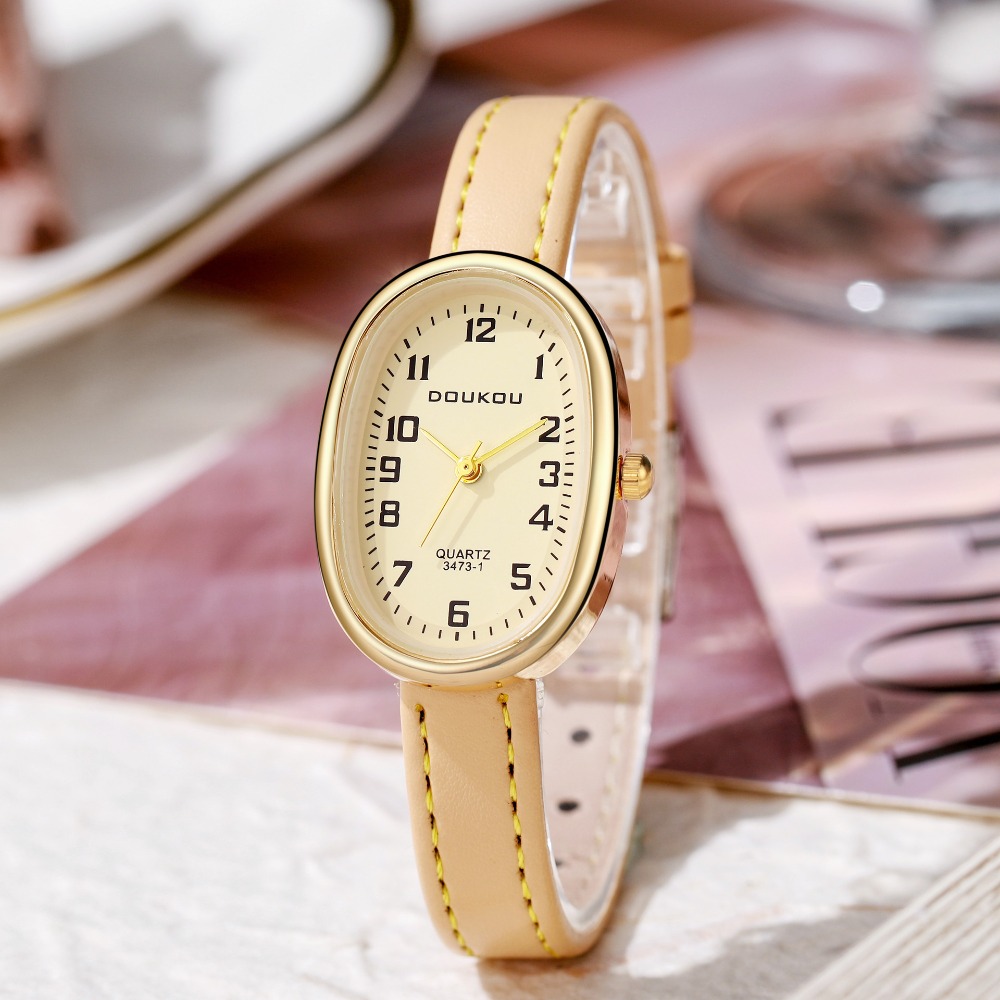 Luxury Oval Dial Women Watches - Luxury Watch Straps 评论和价格
