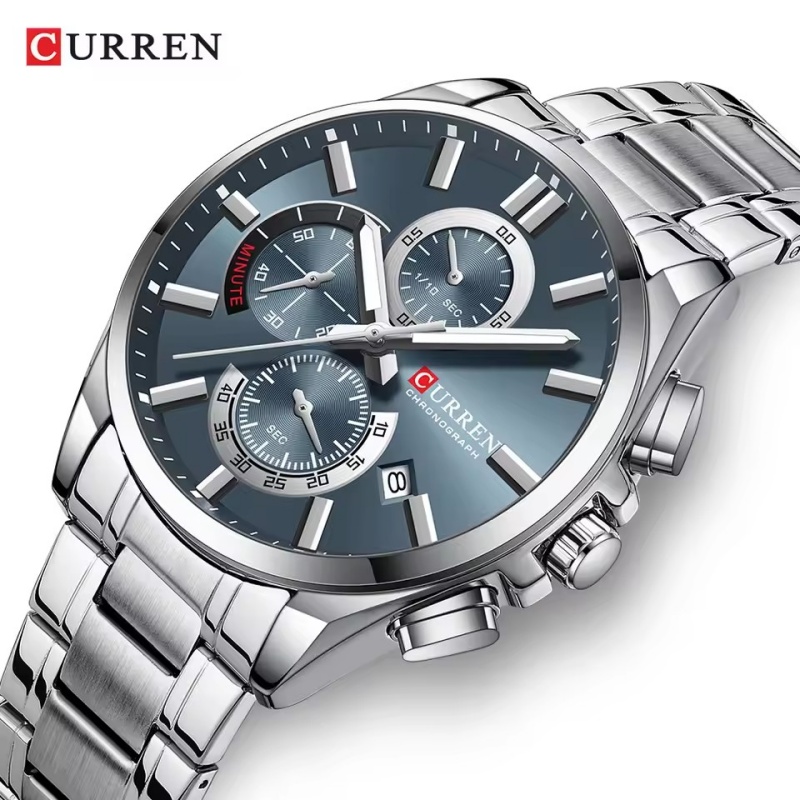 CURREN 8475 New Fashion Men's  - Luxury Watch Kids 评论和价格