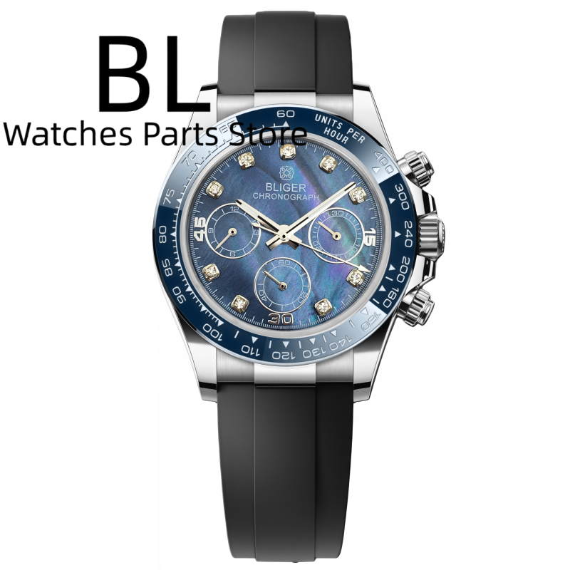 BLIGER 39mm Luxury VK63 Men's  - Luxury Watch German 评论和价格
