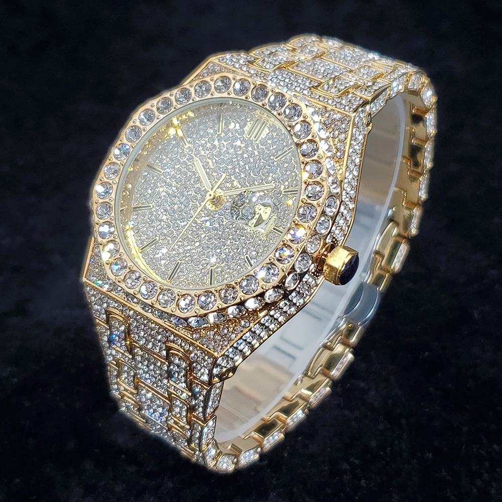 Luxury Diamond Gold Watches fo - Luxury Watch Iceberg 评论和价格