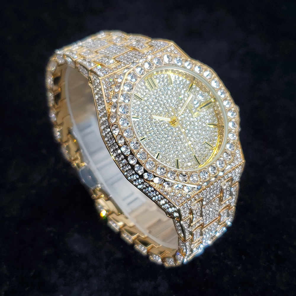 Luxury Diamond Gold Watches fo - Luxury Watch Iceberg 评论和价格
