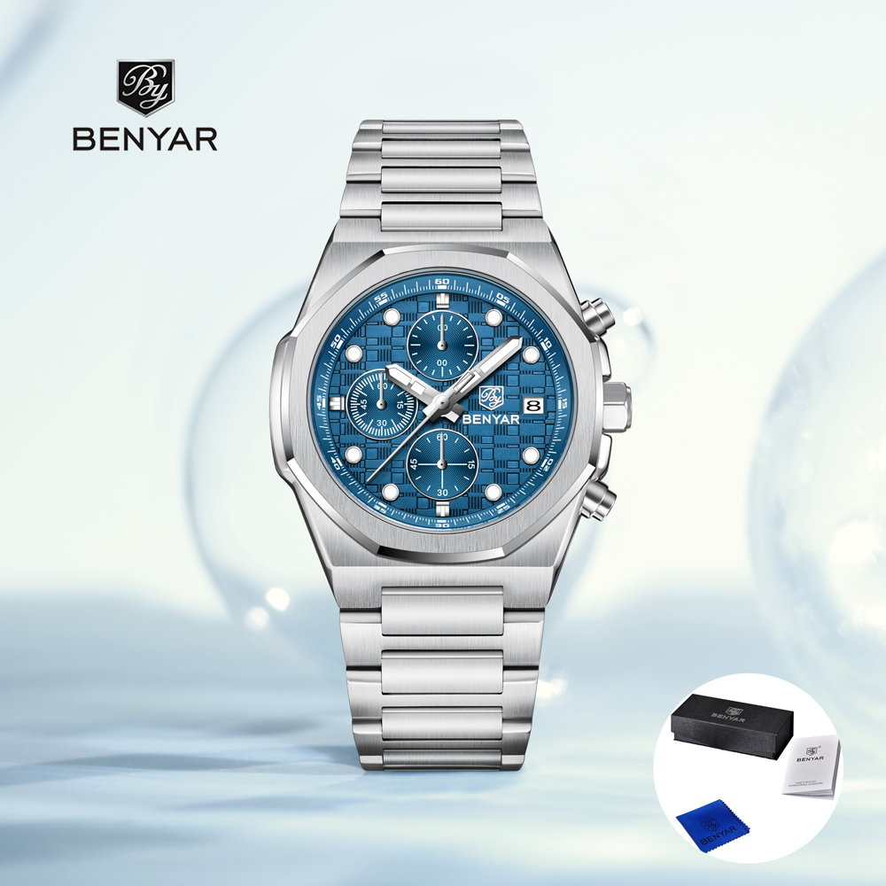 2025 New BENYAR Men's Watches  - Luxury Watch Deals 评论和价格