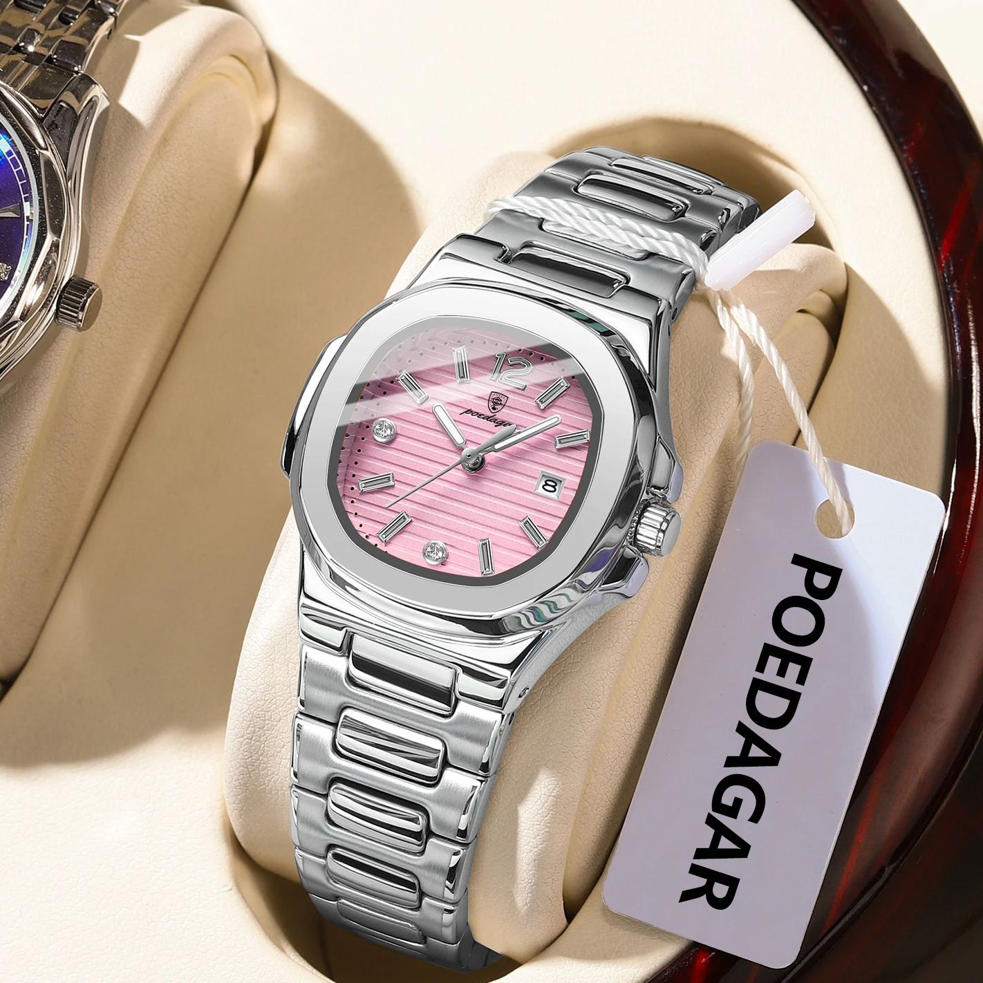 POEDAGAR Square Fashion Woman  - Luxury Watch Deals 评论和价格