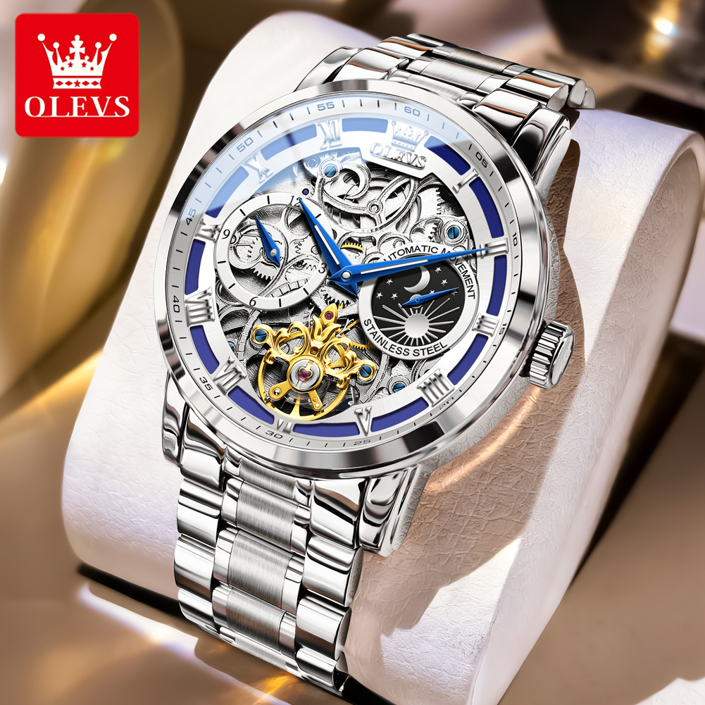OLEVS 6670 Original Man Watch  - Luxury Watch Moon Phase 评论和价格