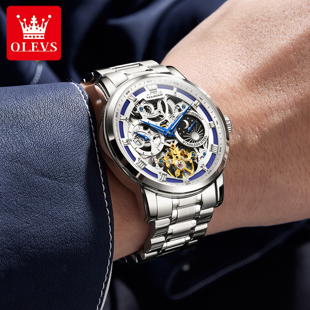 OLEVS 6670 Original Man Watch  - Luxury Watch Moon Phase 评论和价格