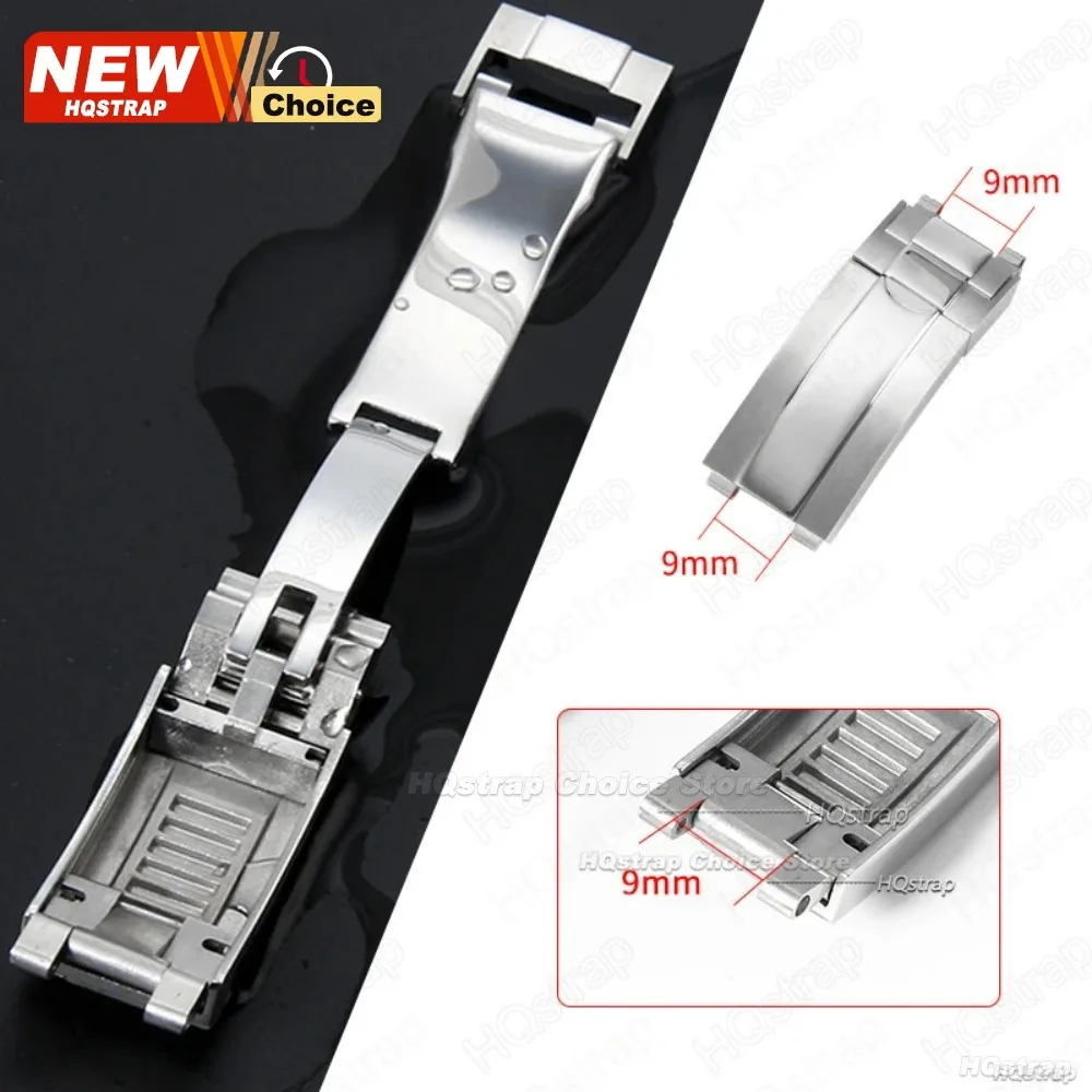 9mmx9mm Folding Buckle for Rol - Luxury Watch Leather 评论和价格