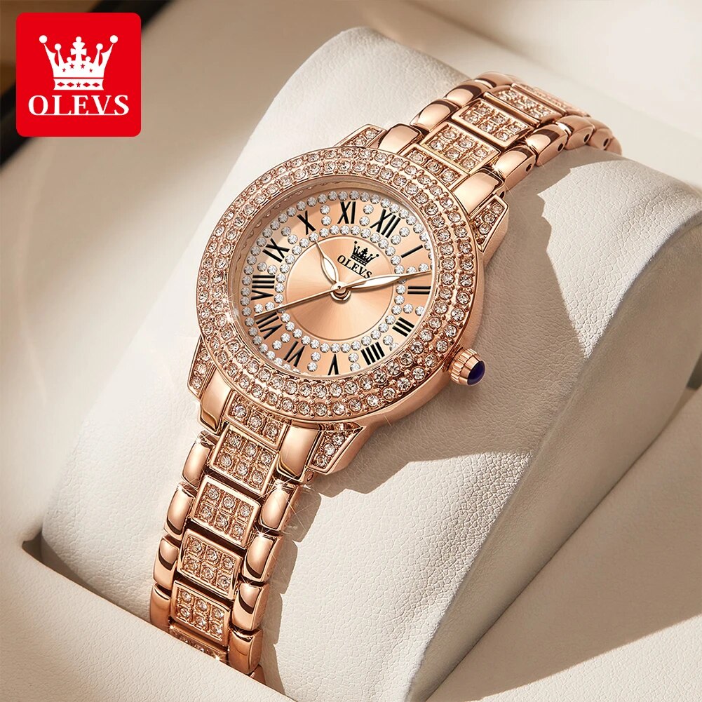 OLEVS 9943 Luxury All Diamond  - Luxury Watch Deals 评论和价格
