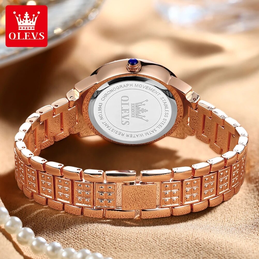 OLEVS 9943 Luxury All Diamond  - Luxury Watch Deals 评论和价格