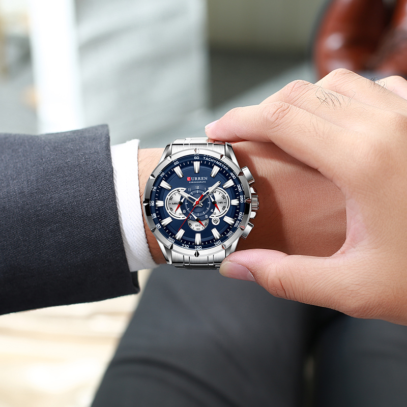 CURREN Wrist Watch Men Waterpr - Zen Luxury Watch 评论和价格
