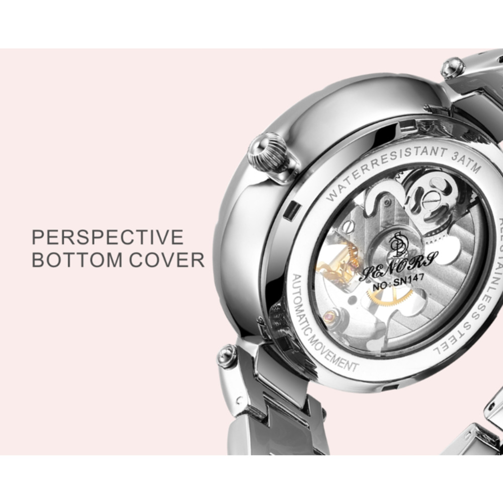Luxury Women's Waterproof Skel - Luxury Watch Moon Phase 评论和价格