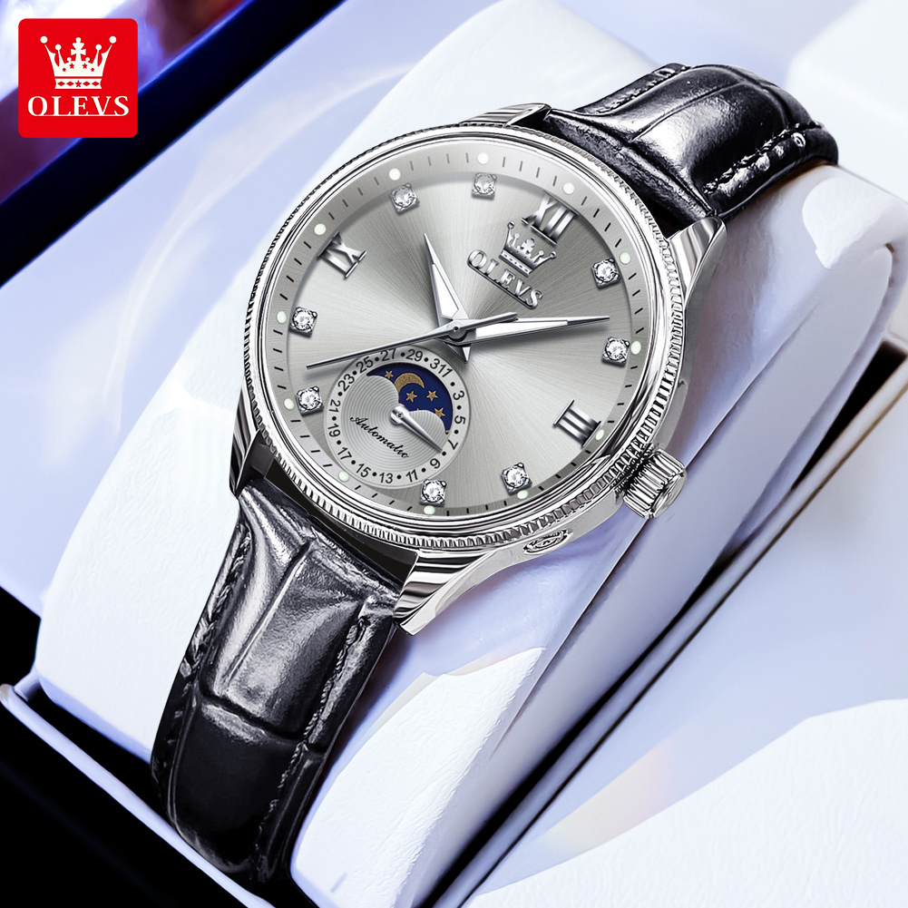 OLEVS Moon Phase Fashion Women - Luxury Watch Moon Phase 评论和价格