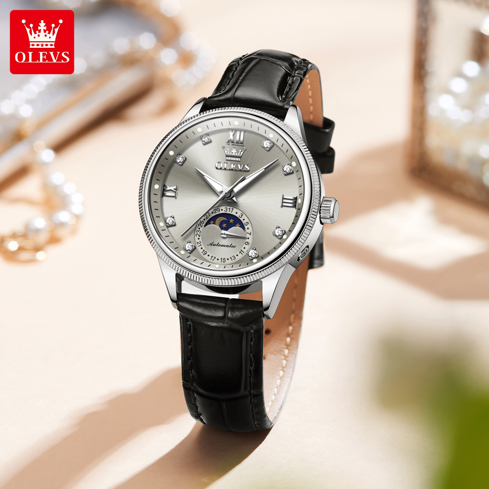 OLEVS Moon Phase Fashion Women - Luxury Watch Moon Phase 评论和价格