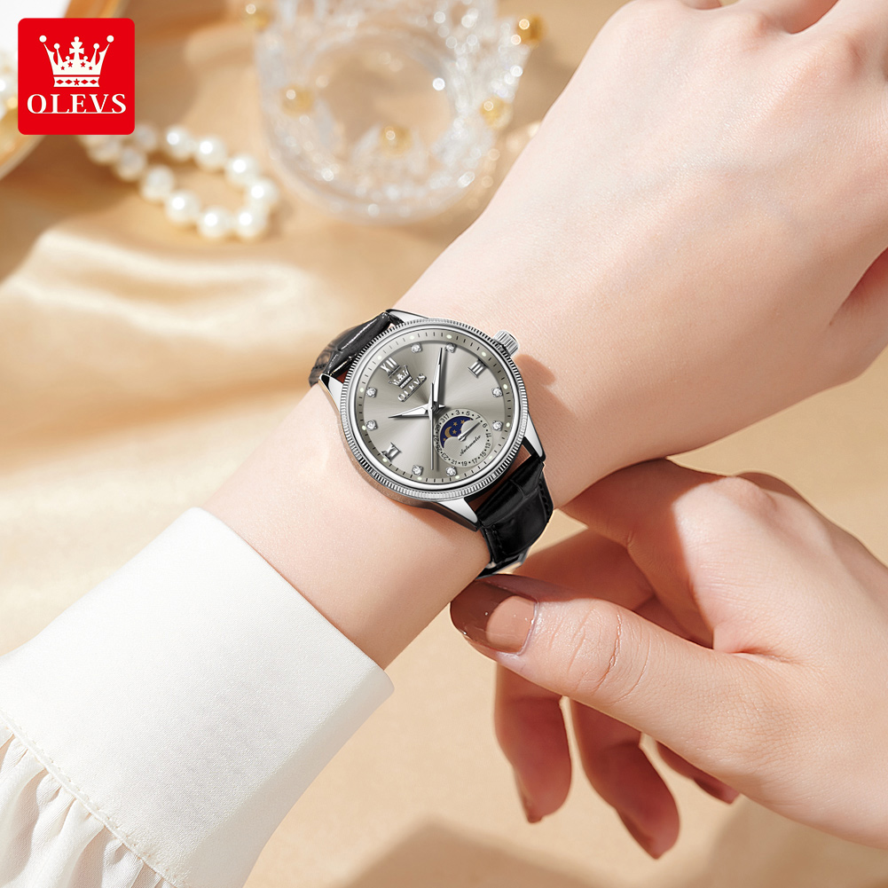 OLEVS Moon Phase Fashion Women - Luxury Watch Moon Phase 评论和价格