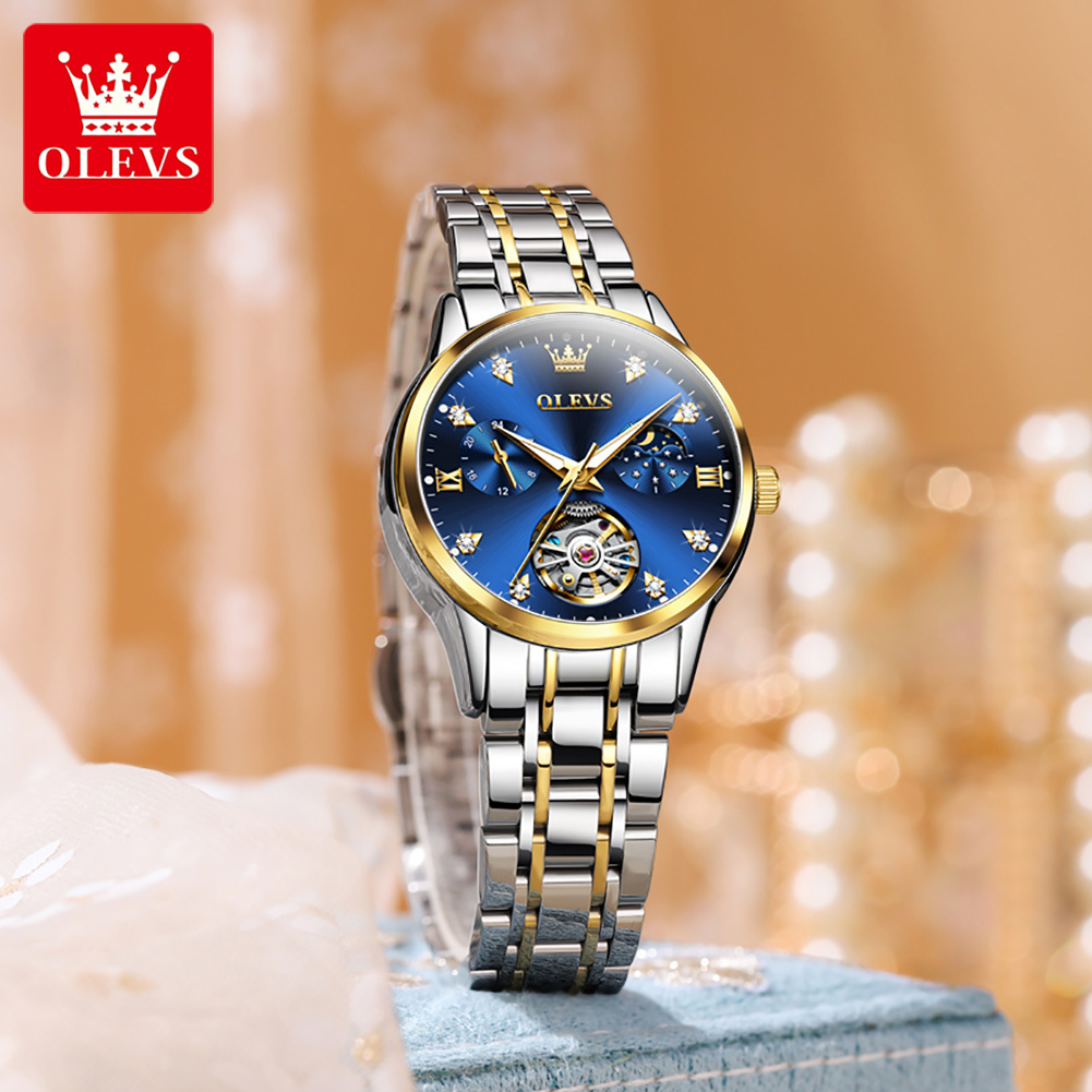 OLEVS Women's Watches Luxury T - Luxury Watch Moon Phase 评论和价格