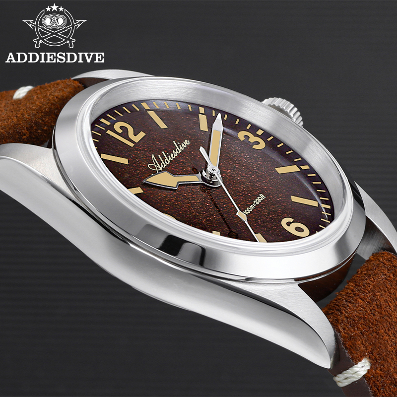 ADDIESDIVE 36MM 200M Waterproo - Luxury Watch Leather 评论和价格