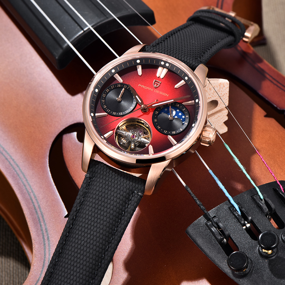 2025 New PAGANI DESIGN Watches - Luxury Watch Leather 评论和价格