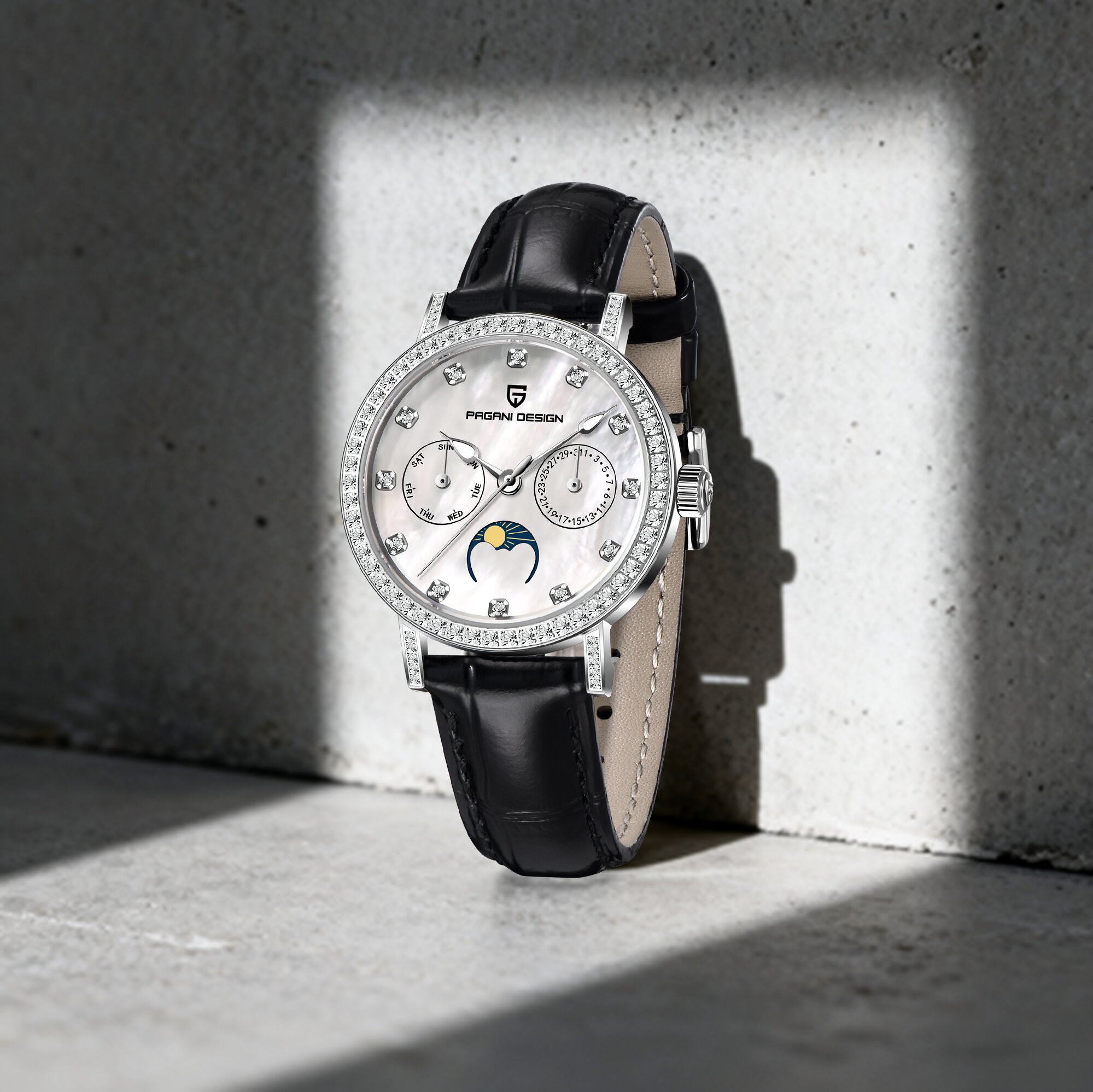 PAGANI DESIGN Elite Luxury Lad - Luxury Watch Moon Phase 评论和价格