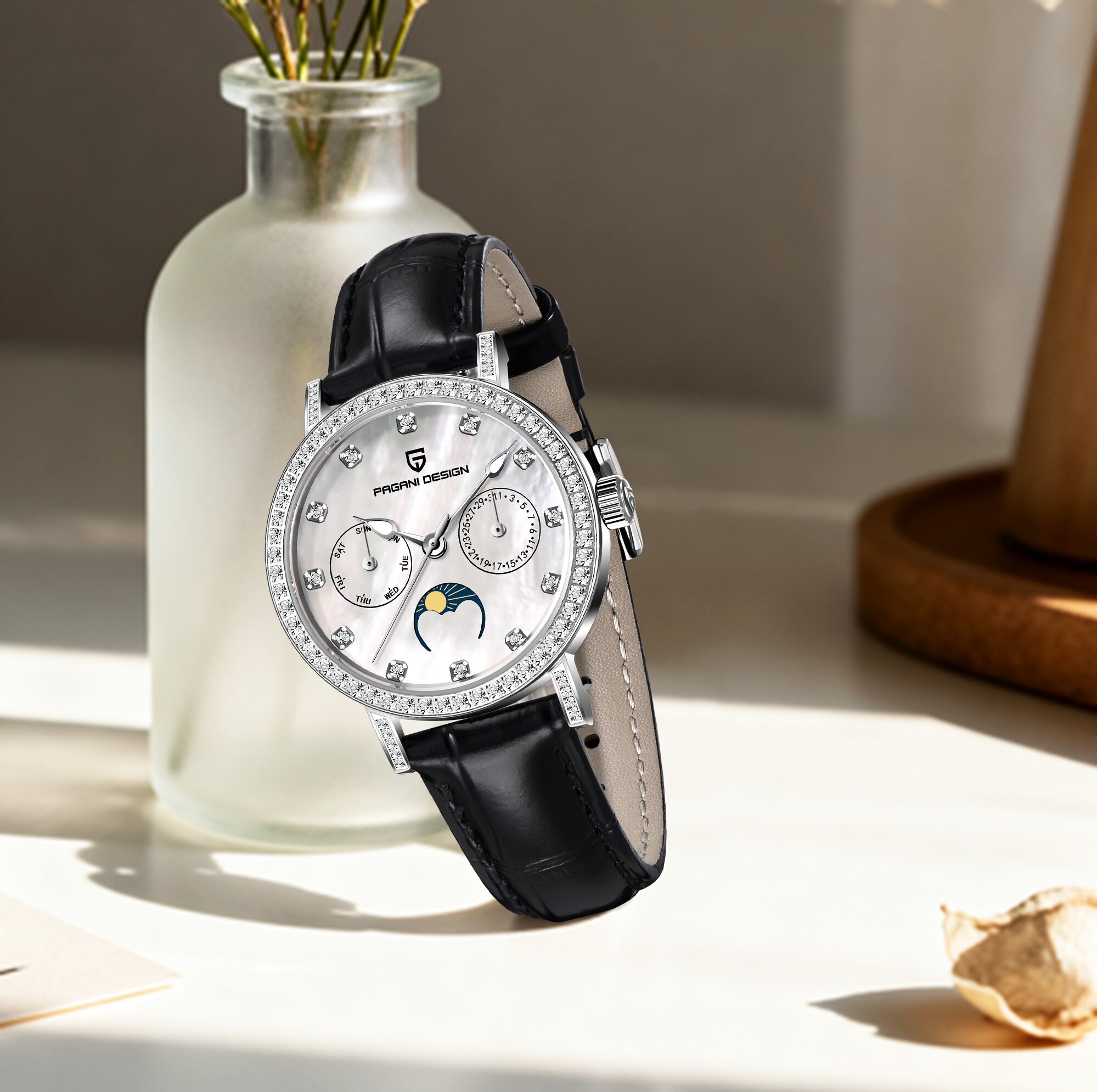 PAGANI DESIGN Elite Luxury Lad - Luxury Watch Moon Phase 评论和价格