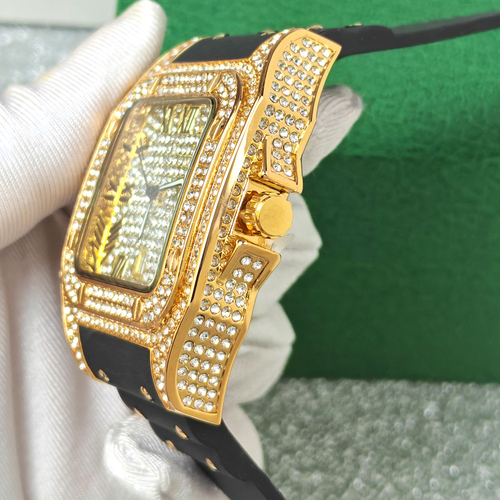 Hot Fashion Square Full Diamon - Luxury Watch Iceberg 评论和价格