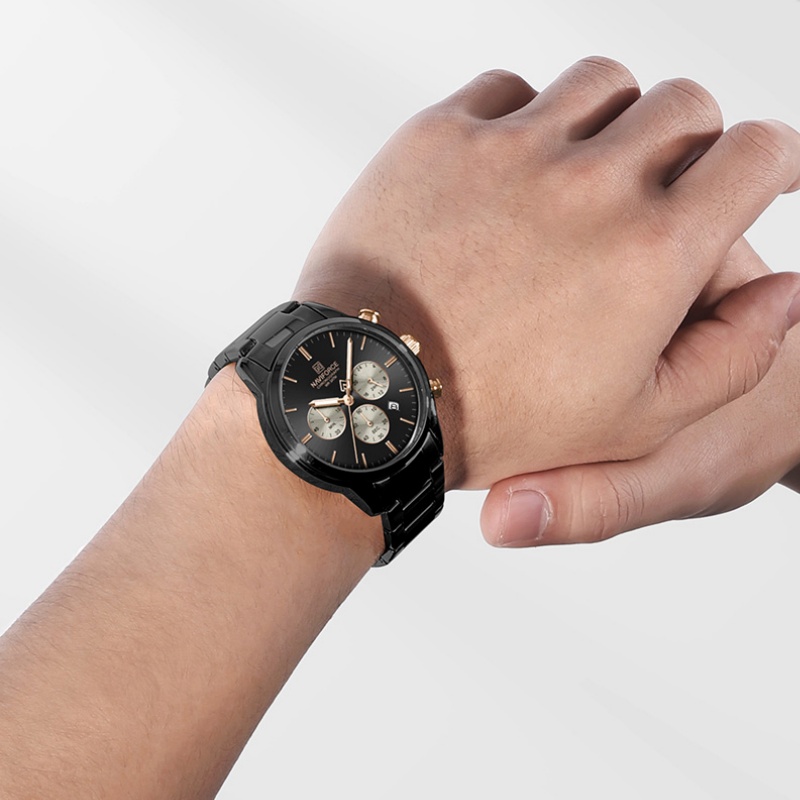NAVIFORCE Men Quartz Chronogra - Luxury Watch Straps 评论和价格