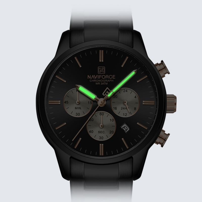 NAVIFORCE Men Quartz Chronogra - Luxury Watch Straps 评论和价格