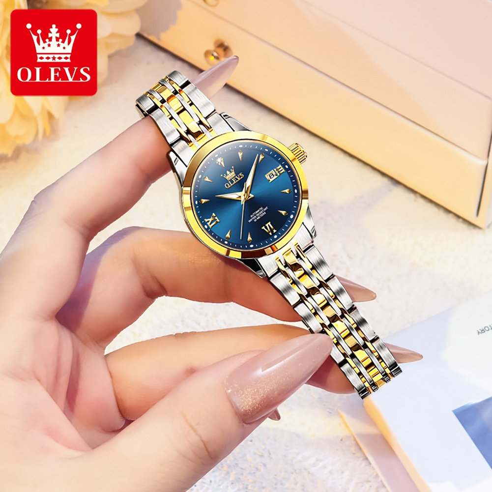 OLEVS 9956 Womens Watch Luxury - Luxury Watch Moon Phase 评论和价格