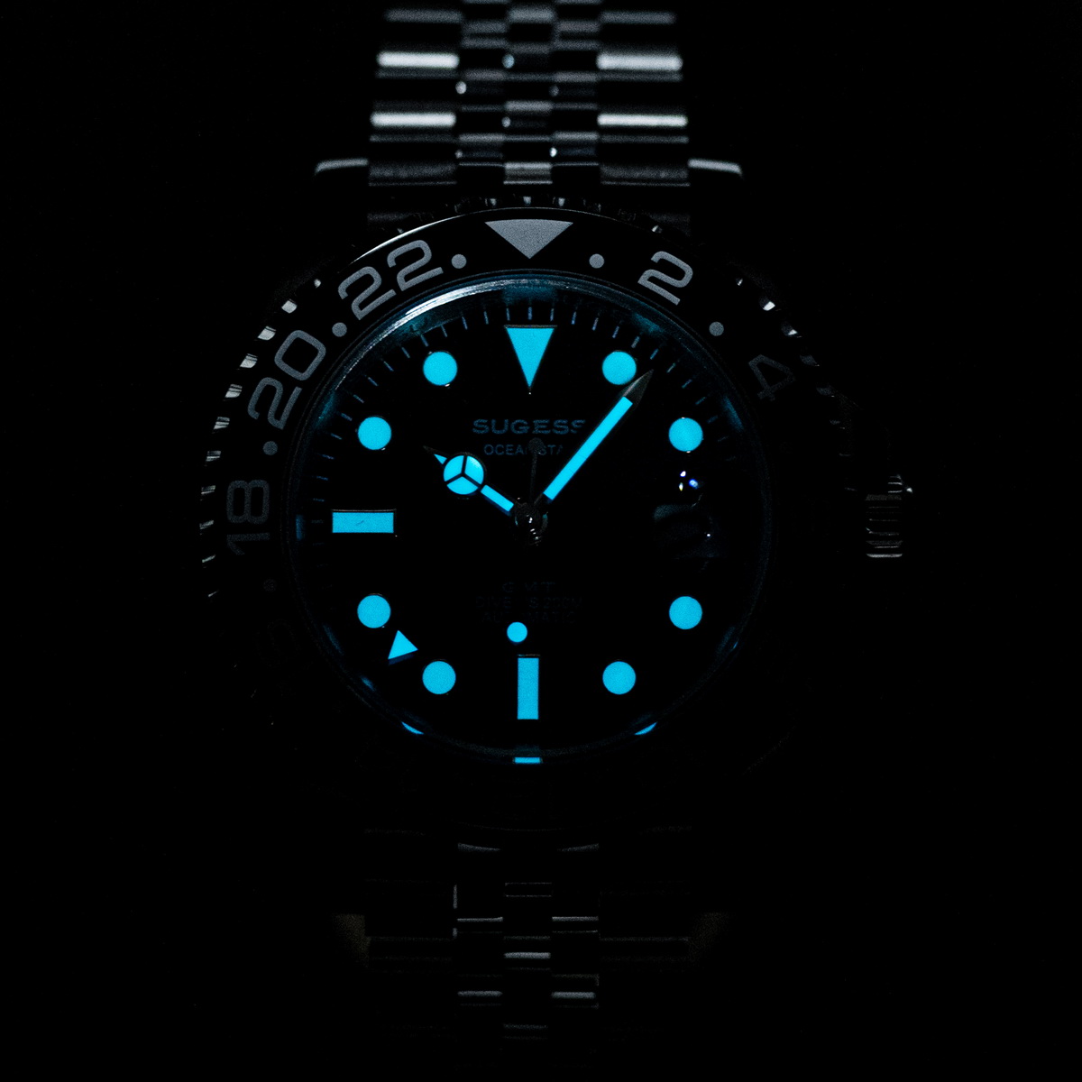Sugess GMT Diving Watch of Men - Luxury Watch Cartier 评论和价格