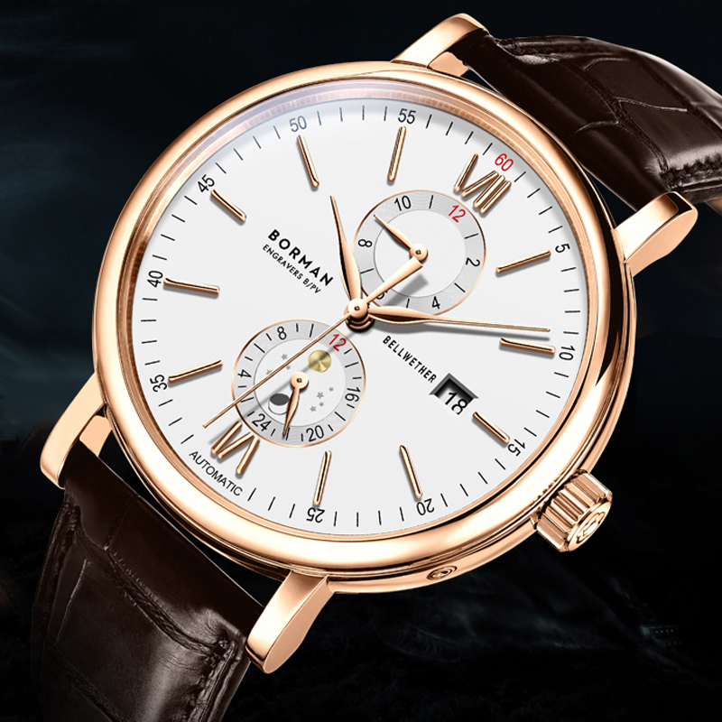 BORMAN Seagull Men's Automatic - Luxury Watch German 评论和价格