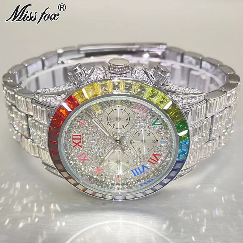 MISSFOX Luxury Iced Watch For  - Zen Luxury Watch 评论和价格