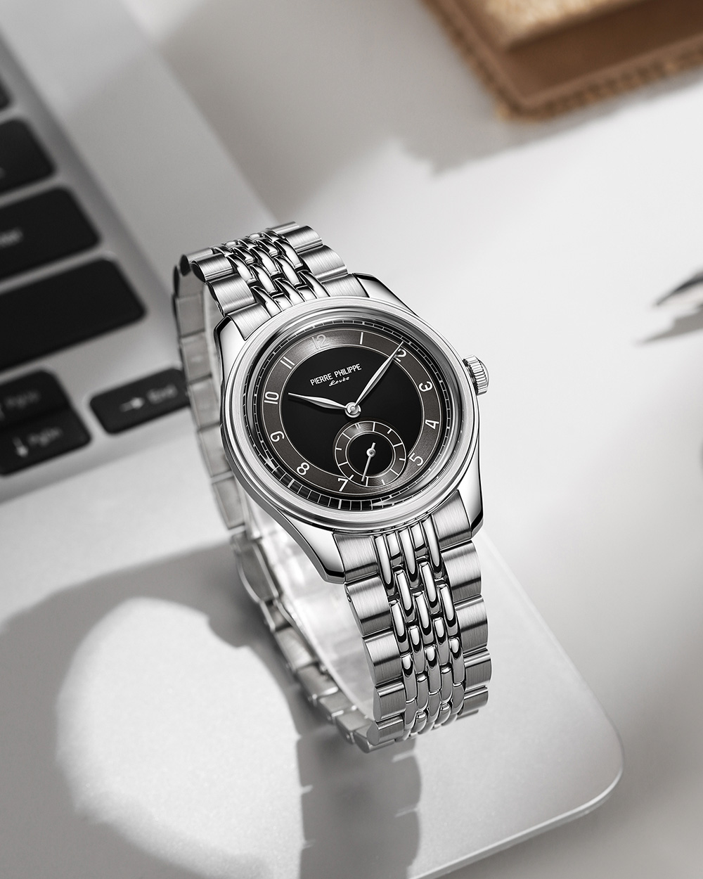 PIERRE Retro Formal Dress Watc - Cloisonne Enamel Dial 评论和价格