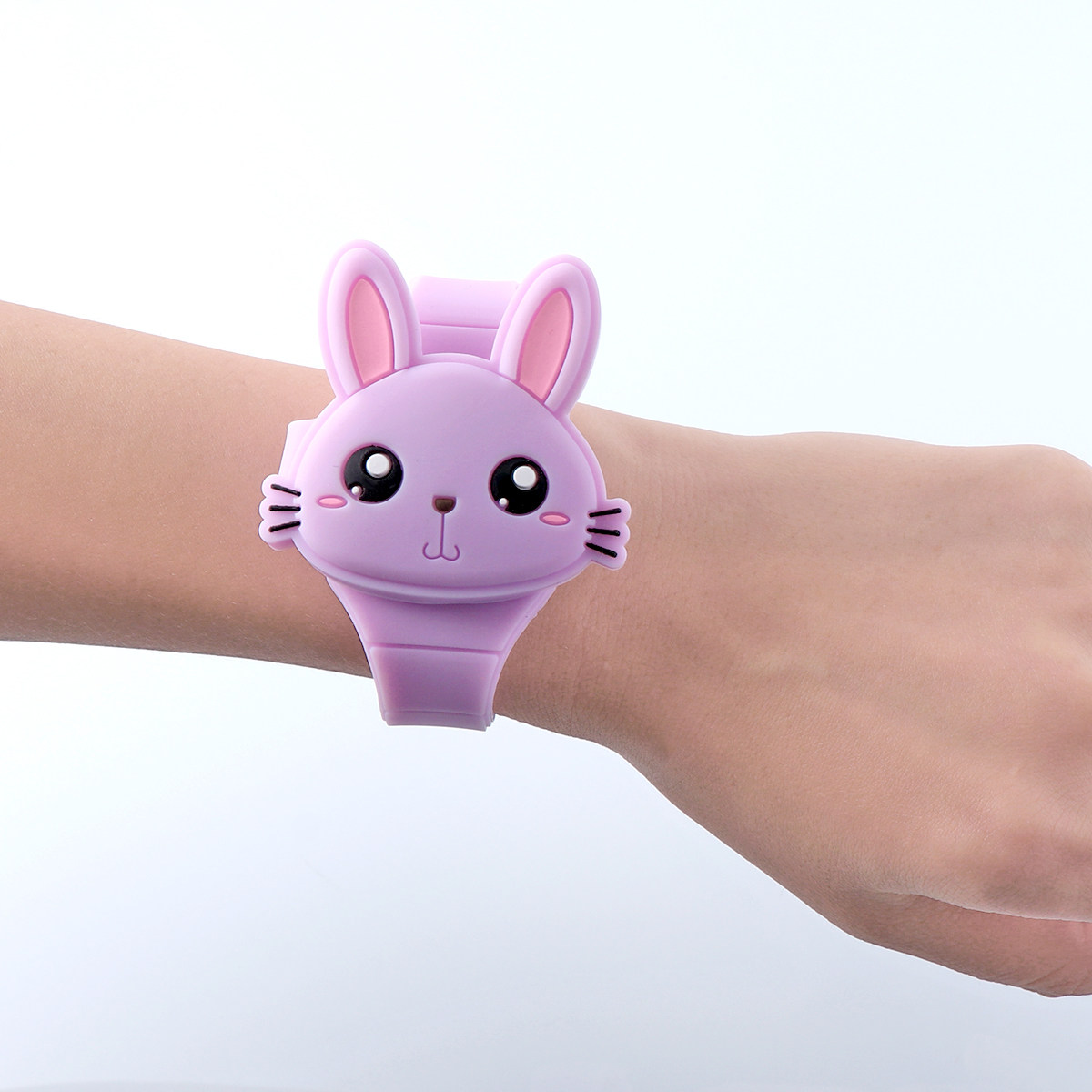 Purple Silicone Rabbit Shape L - Luxury Watch Kids 评论和价格