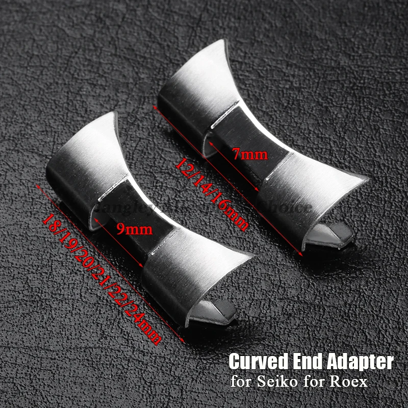 Curved End Link for Seiko SKX0 - Luxury Watch Leather 评论和价格