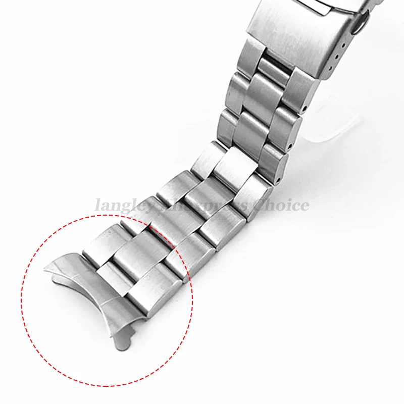 Curved End Link for Seiko SKX0 - Luxury Watch Leather 评论和价格