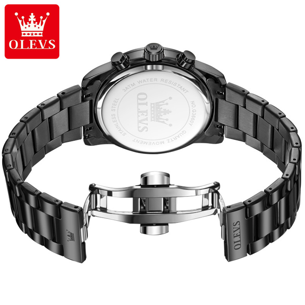 OLEVS Original Fashion Men's W - Luxury Watch Moon Phase 评论和价格