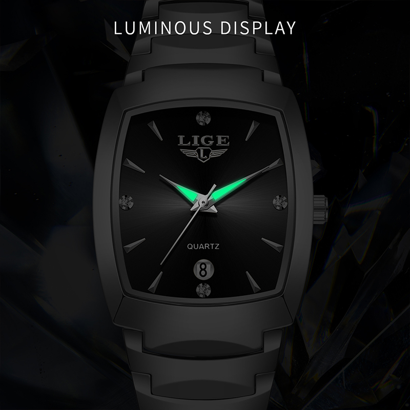 LIGE Watch women Business Luxu - Luxury Watch Female 评论和价格