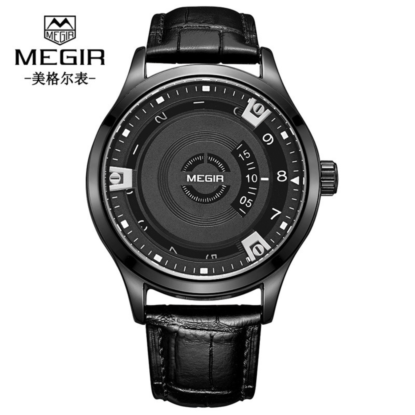 MEGIR Men Watches Luxury Leath - Luxury Watch Leather 评论和价格