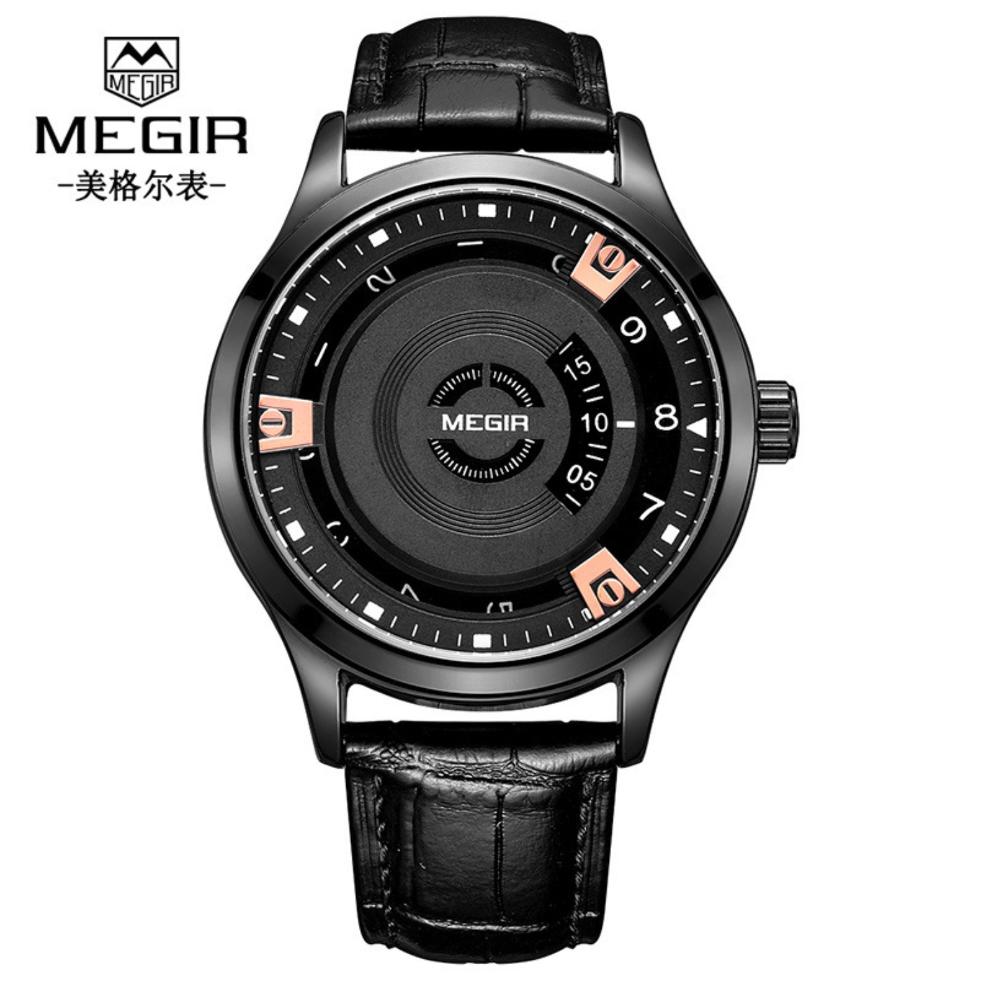 MEGIR Men Watches Luxury Leath - Luxury Watch Leather 评论和价格