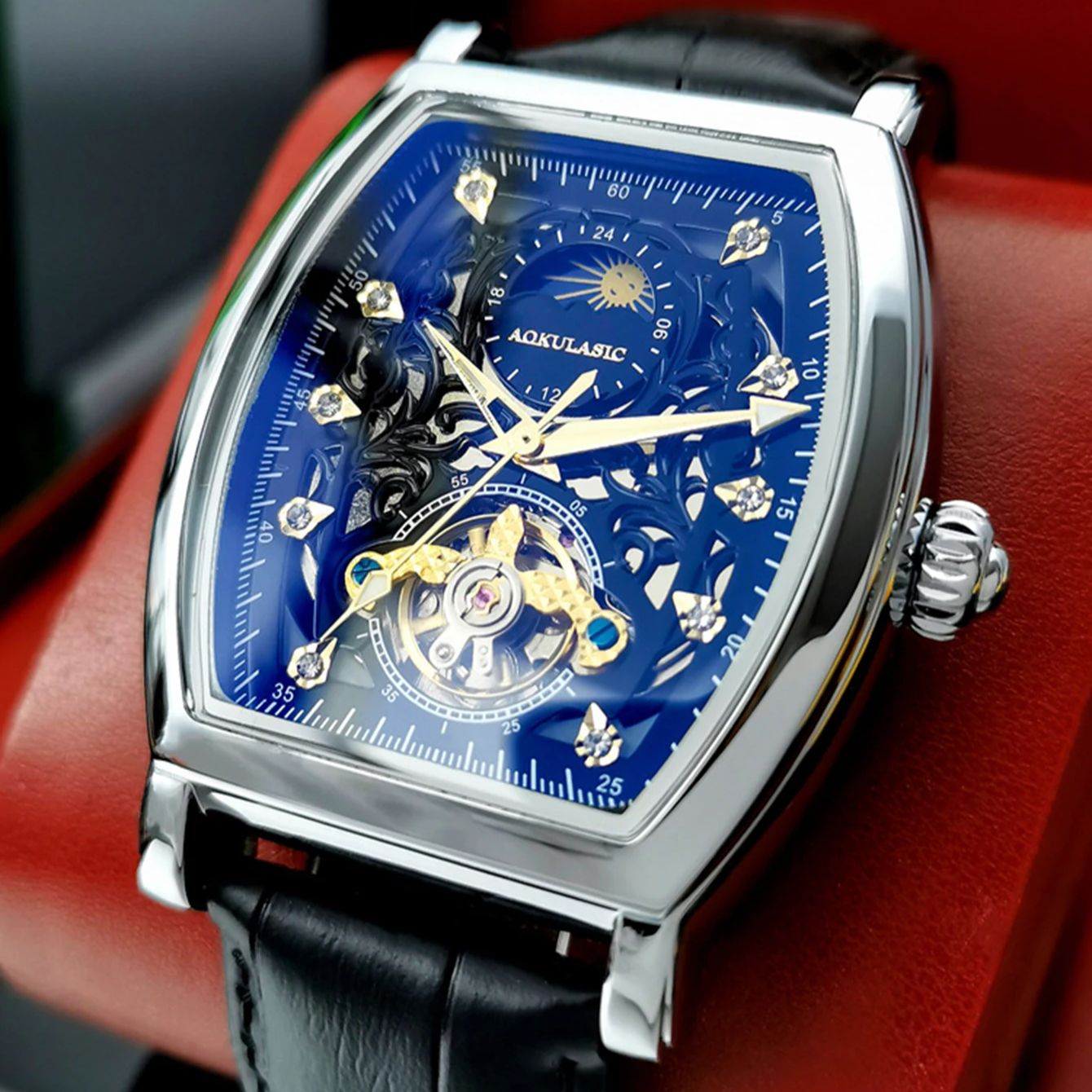 AOKULASIC Tourbillon Iced Out  - Luxury Watch Iceberg 评论和价格