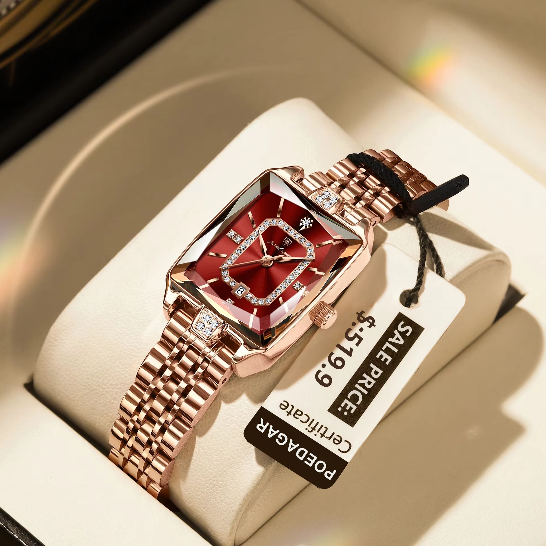 POEDAGAR Fashion Elegant Women - Luxury Watch Deals 评论和价格