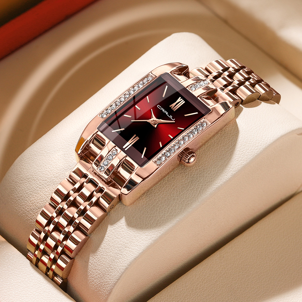 CRRJU Luxury Square Watch for  - Luxury Watch Deals 评论和价格