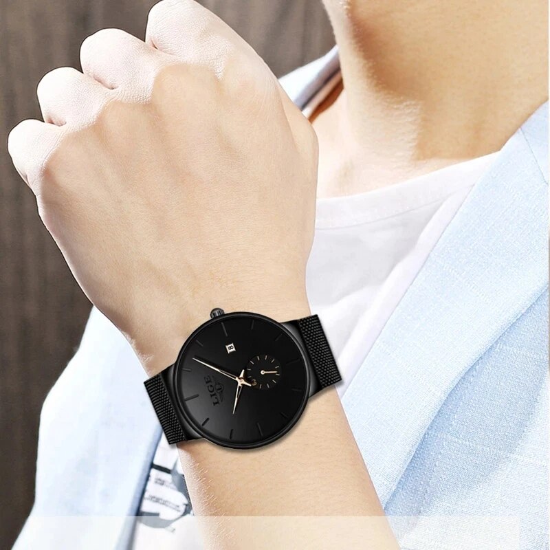LIGE Fashion Mens Watches Top  - Zen Luxury Watch 评论和价格