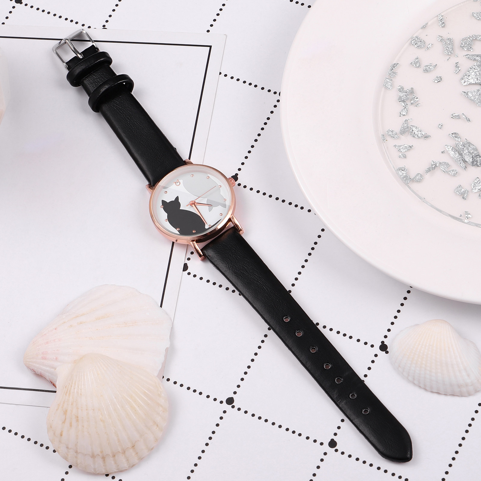 Lovely Cartoon Cat Kids Watch  - Luxury Watch Kids 评论和价格