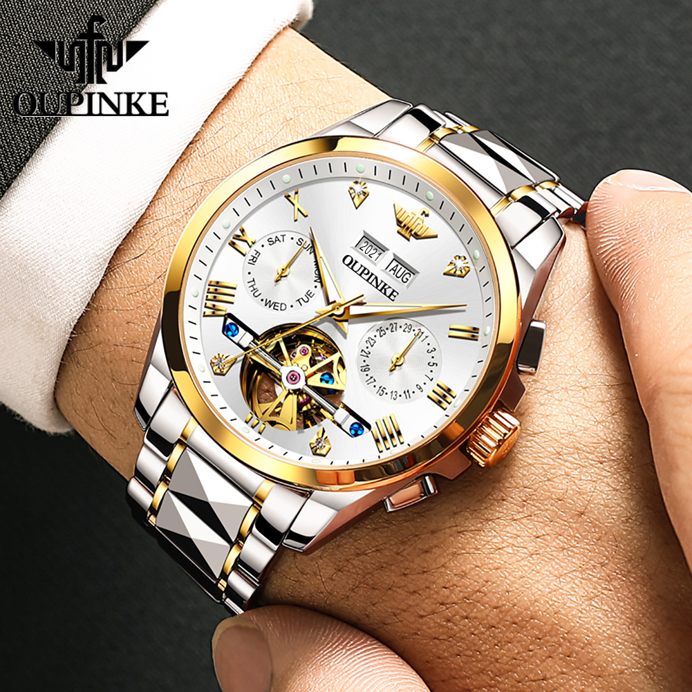 OUPINKE 3186 Men Watch All Aut - Luxury Watch All Brands 评论和价格