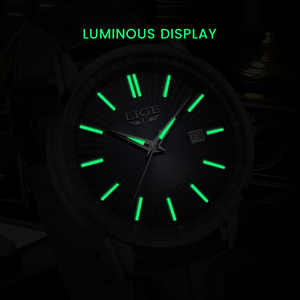 LIGE Top Brand Luxury Men's Wa - Zen Luxury Watch 评论和价格