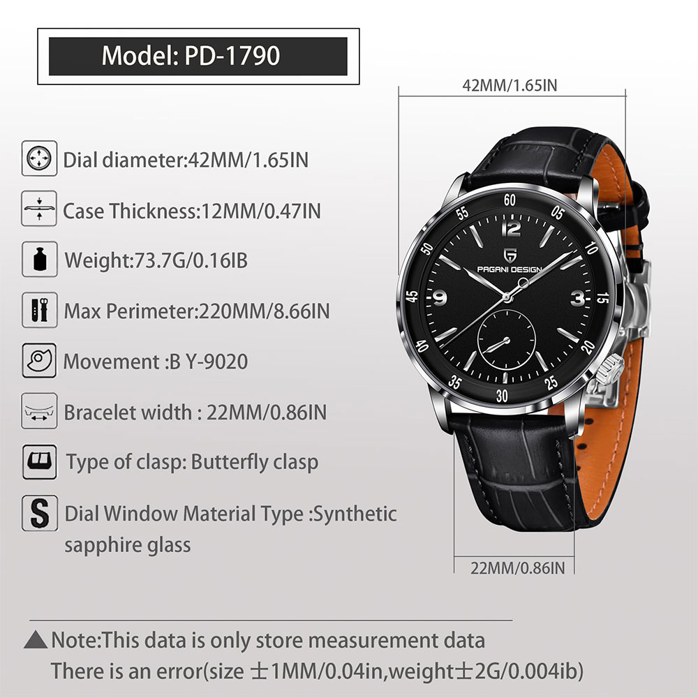 2026 New PAGANI DESIGN PD-1790 - Zen Luxury Watch 评论和价格